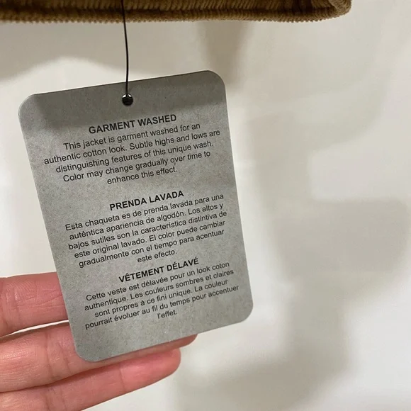 Levi's Fleece Lined Corduroy Jacket XL - Picture 8 of 8